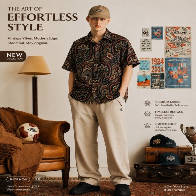 Basic  Printed Half Shirt