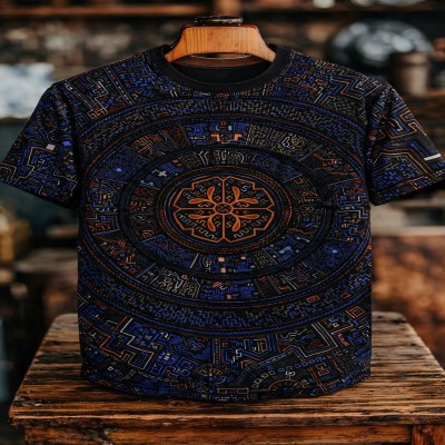 Mandala Printed Premium T-Shirt