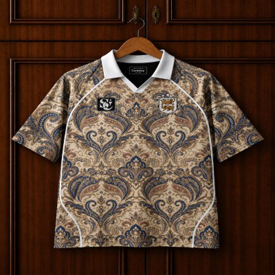 Premium Polo -Royal Paisley