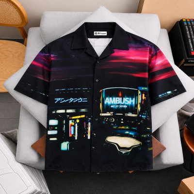 Quban Flow Printed Half Shirt ⭐