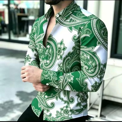 Sublimition Full Sleeve Shirt-green