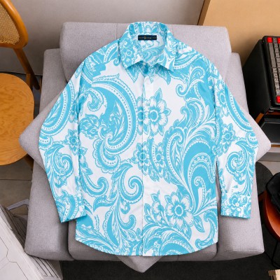 Sublimition Full Sleeve Shirt -Sky